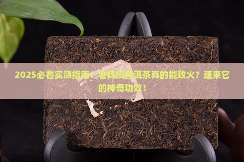 陈皮普洱败火吗老陈皮普洱茶