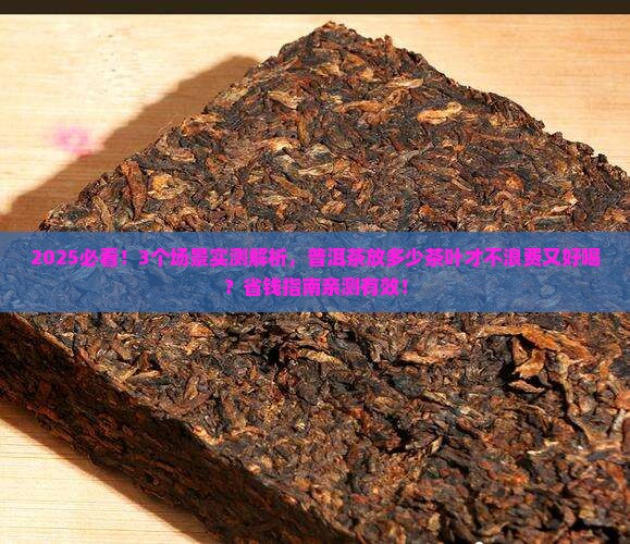 普洱茶放多少茶叶才算好