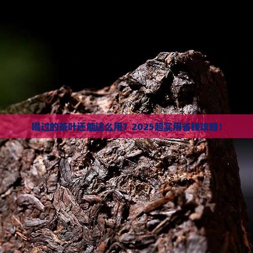 喝过的茶叶能做什么