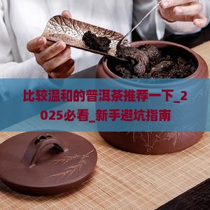 比较温和的普洱茶推荐一下