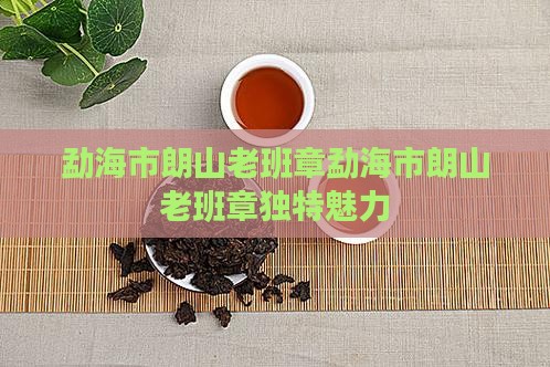 勐海市朗山老班章