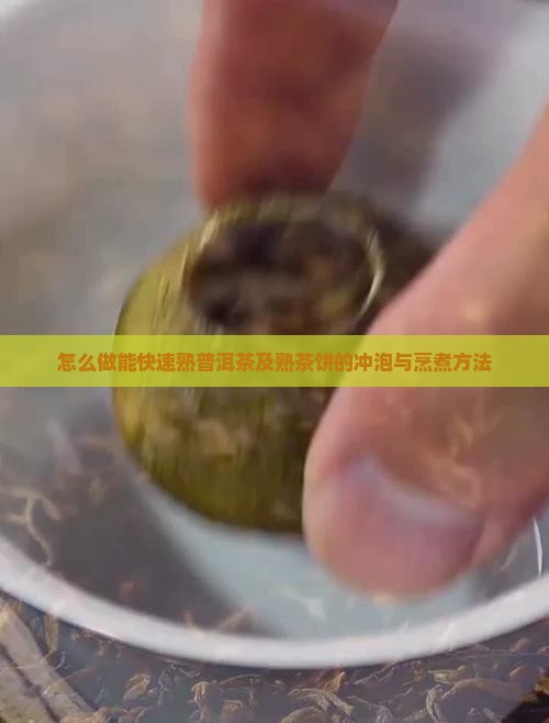 怎么做能快速熟普洱茶及熟茶饼的冲泡与烹煮方法 怎么做能快速熟普洱茶及熟茶饼的冲泡与烹煮方法