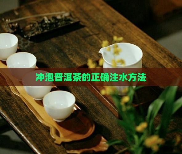 冲泡普洱茶的正确注水方法
