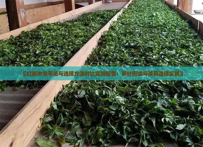 《红茶冲泡手法与选择方法对比实训报告：茶叶阅读与茶具选择实践》