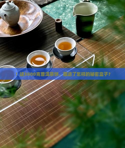 ！这3000克普洱茶饼，藏进了怎样的秘密盒子？