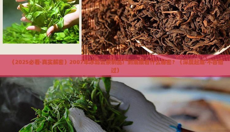2007年冰岛云茶制品厂
