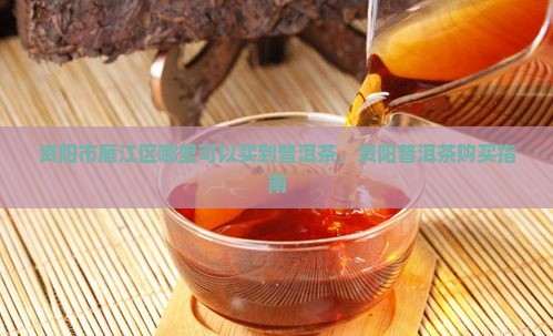 资阳卖普洱茶的地方在哪儿