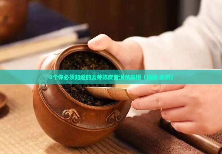 麦芽陈皮普洱茶的功效与禁忌