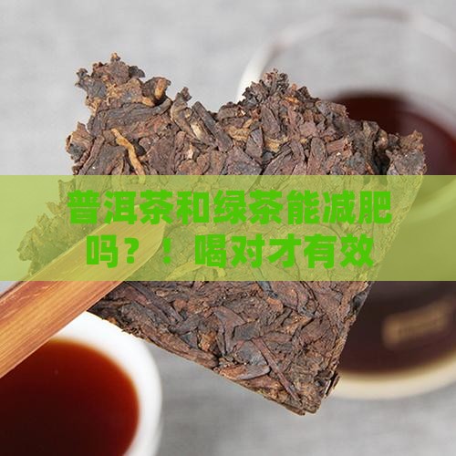 普洱茶和绿茶能减肥吗