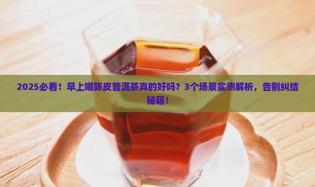 陈皮普洱茶早上喝好吗
