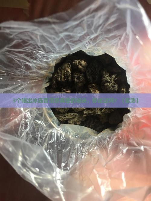 酱香冰岛普洱茶