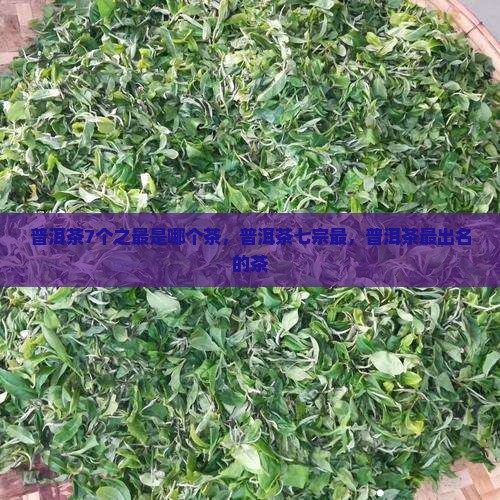普洱茶7个之最是哪个茶