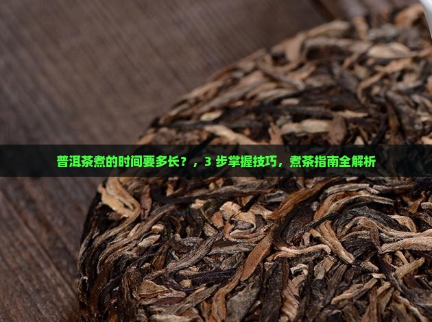 普洱茶煮的时间要多长