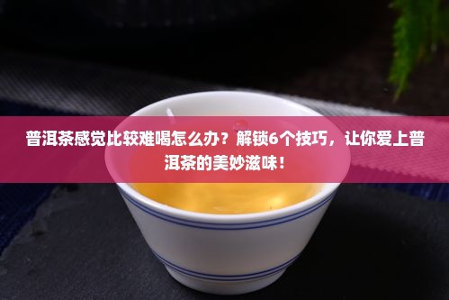 普洱茶感觉比较难喝怎么办