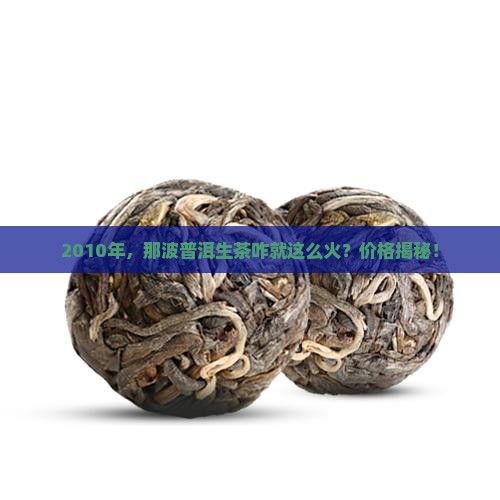 2010年普洱生茶价格