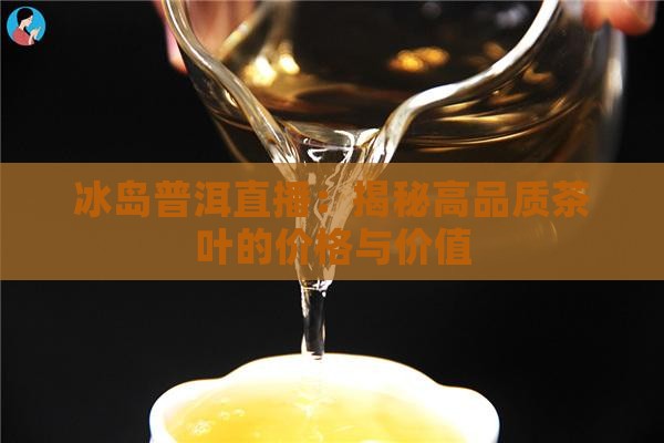 小冰岛茶直播间