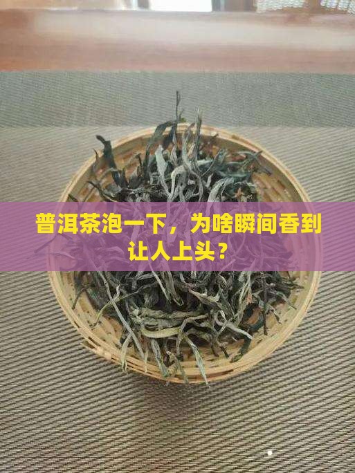 普洱茶为什么要泡才香呢