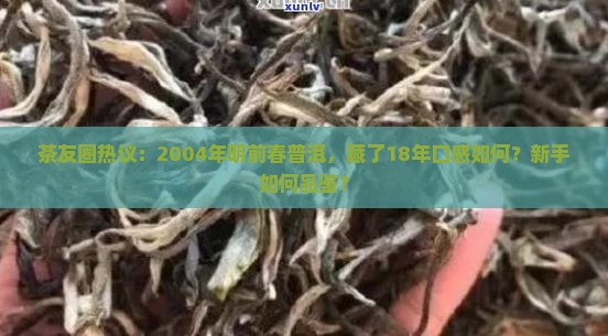 明前春2004珍藏普洱茶 明前春2004珍藏普洱茶