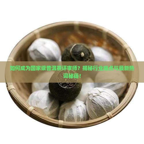 国家级普洱茶评审师