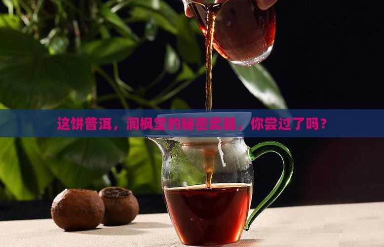 润枫堂普洱茶饼