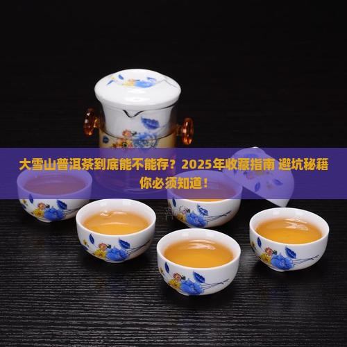 大雪山普洱茶适合存吗
