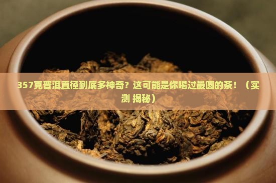 357克普洱直径