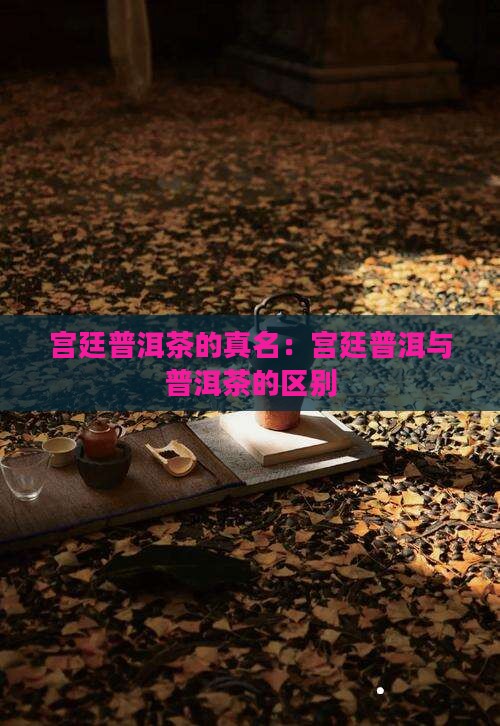 宫廷普洱茶的真名