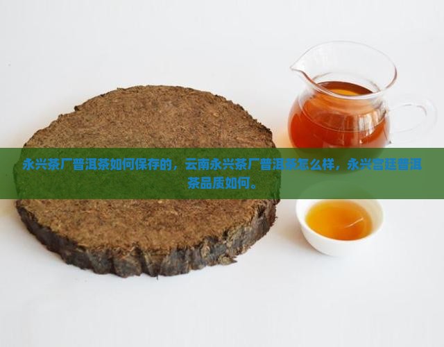 永兴茶厂普洱茶如何