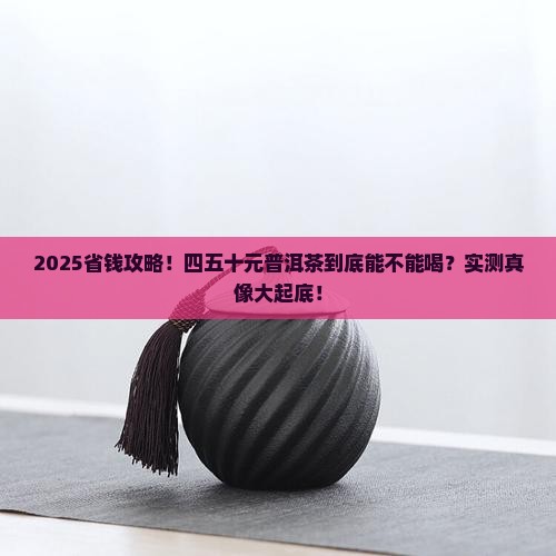 四五十元的普洱茶能喝