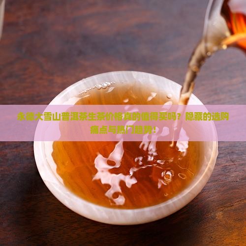 永德大雪山普洱茶生茶价格