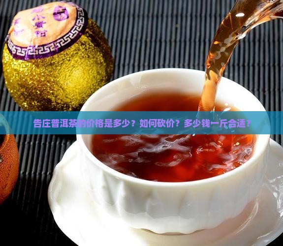 告庄普洱茶砍价多少一斤