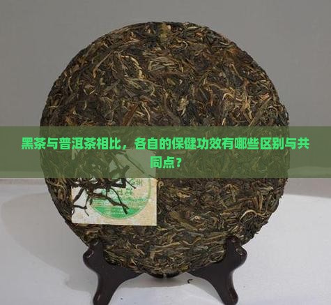 黑茶与普洱茶的保健功效