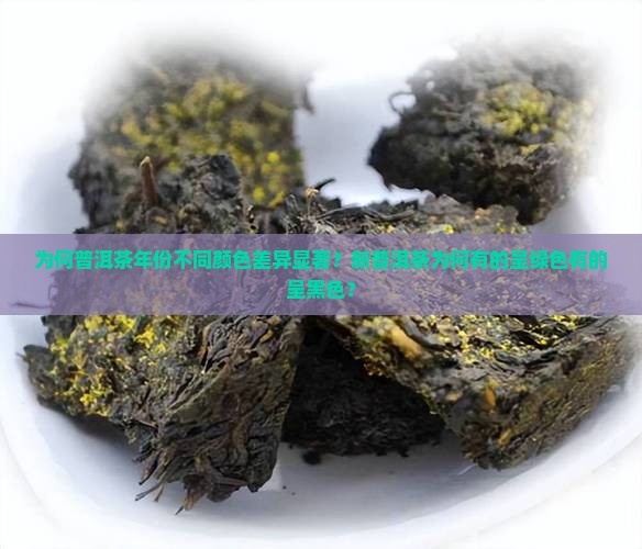 普洱茶当年有的很绿有的黑