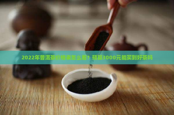 2022普洱茶价格一览表