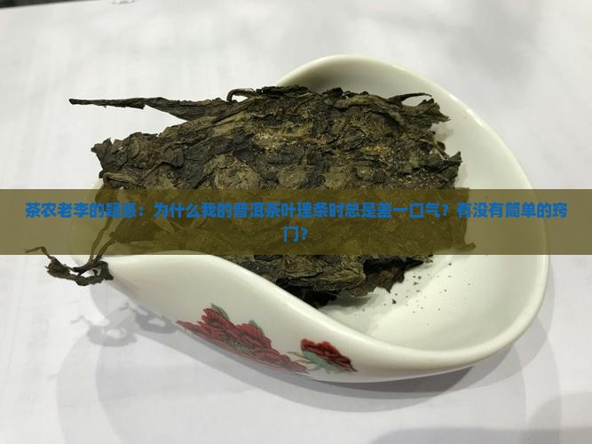 普洱茶工艺理条 普洱茶工艺理条