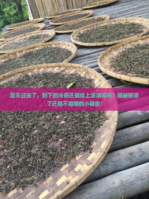 冷茶可以喝吗为什么茶凉了能喝吗