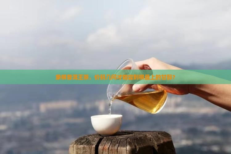 普洱茶王茶的象棋茶多少钱