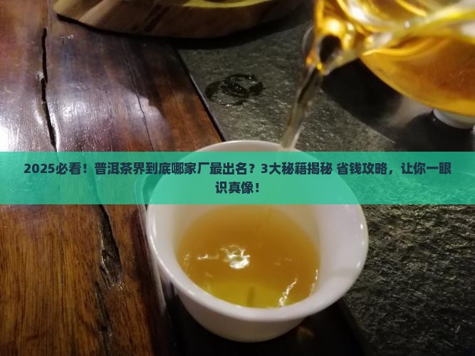 普洱茶哪个厂出名的多