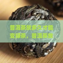普洱茶放多久才能变绿茶
