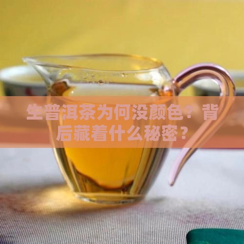 生普洱茶没有颜色
