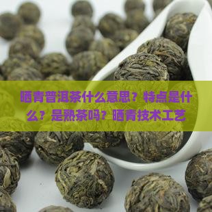 晒青普洱茶什么意思