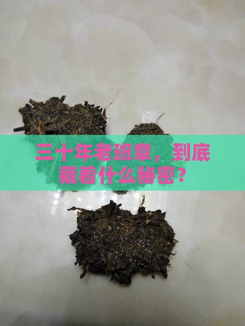 30年老班章作用