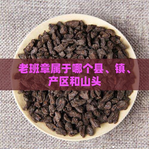 老班章属于那个县