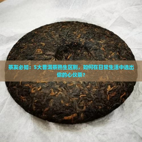 普洱茶熟生的区别