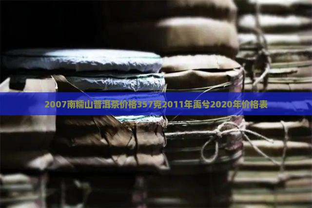 2007南糯山普洱茶价格