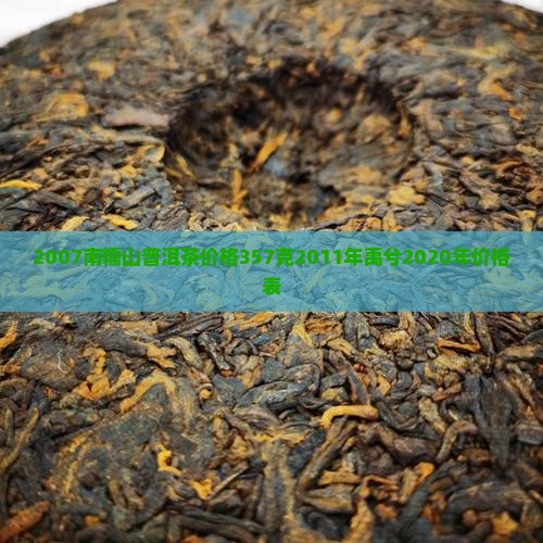 2007南糯山普洱茶价格