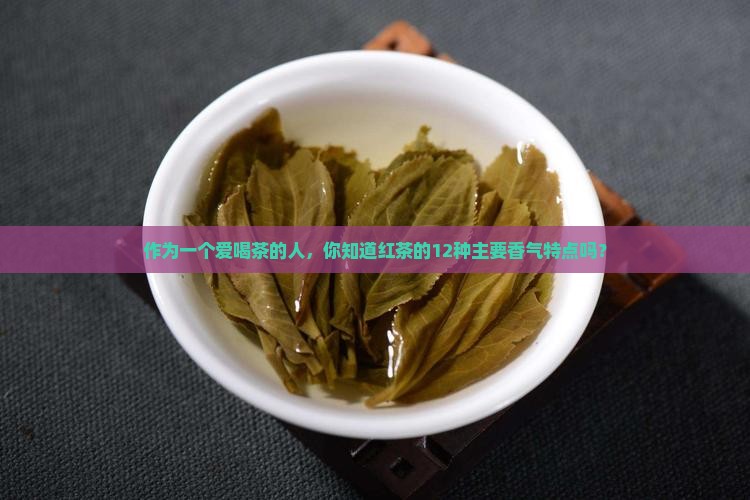 红茶的主要香气特点是什么