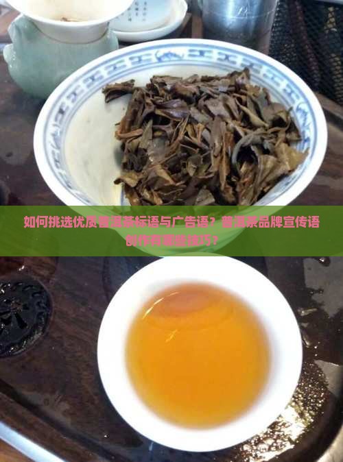 寻找普洱茶标语