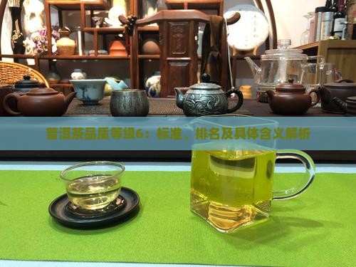 普洱茶品质等级6