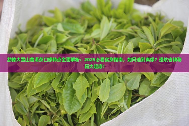 勐傣大雪山普洱茶口感特点